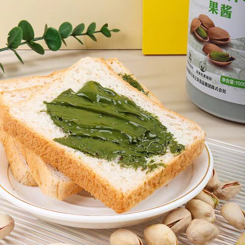 正荣开心果酱无添加烘焙商用果泥蛋糕面包丝原料绿开心果酱旗舰店 - 图2