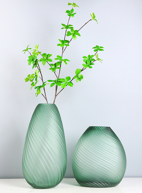 现代轻奢玻璃客厅样板房花瓶花器