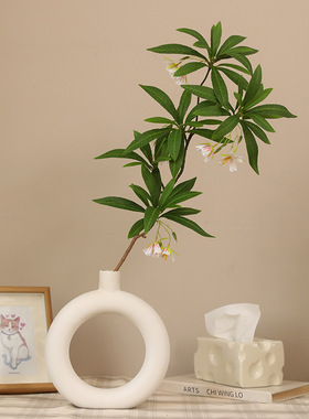 仿真水石榕花叶假花长枝花室内绿植园林造景居装饰花束高仿真