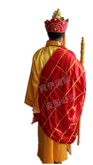 西游记新款新唐古装影视服装戏曲用品 唐僧服饰 唐僧道具 唐僧帽