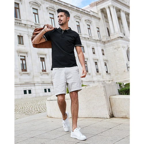 Летняя футболка polo для отдыха, короткий рукав