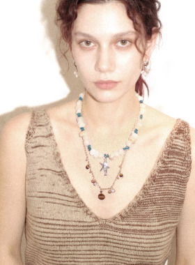 自然论金沙滩项链简约百搭通勤