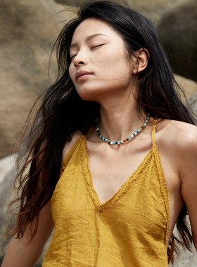 天然锁骨链天然石原创设计无性别