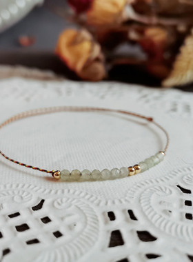 腕间的小清新清爽小手串