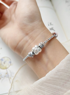 清新简约925银柿子手绳