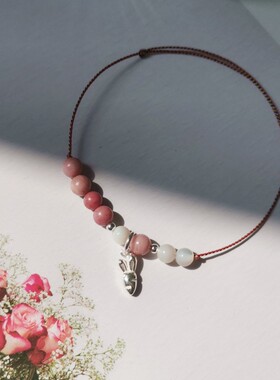 仲夏至女蔷薇石银兔子萝卜手绳