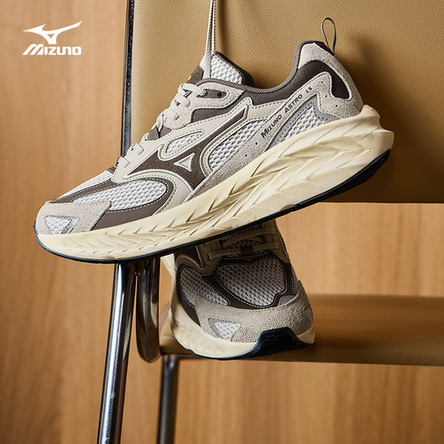 Mizuno美津浓26春夏新款做旧厚底缓震回弹跑鞋运动鞋ASTRO LS - 图1