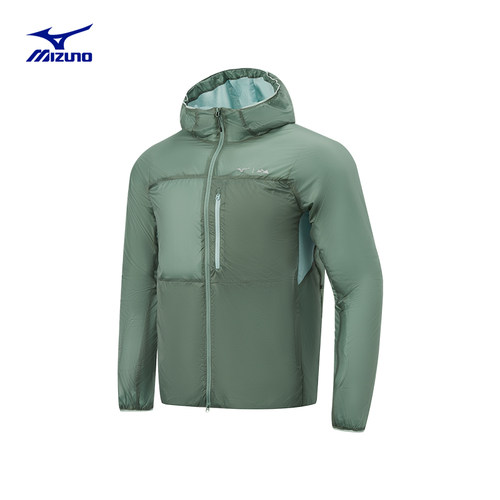 Mizuno美津浓25秋冬新款西湖跑山赛男女抓绒梭织夹克外套J2CE56X2 - 图2