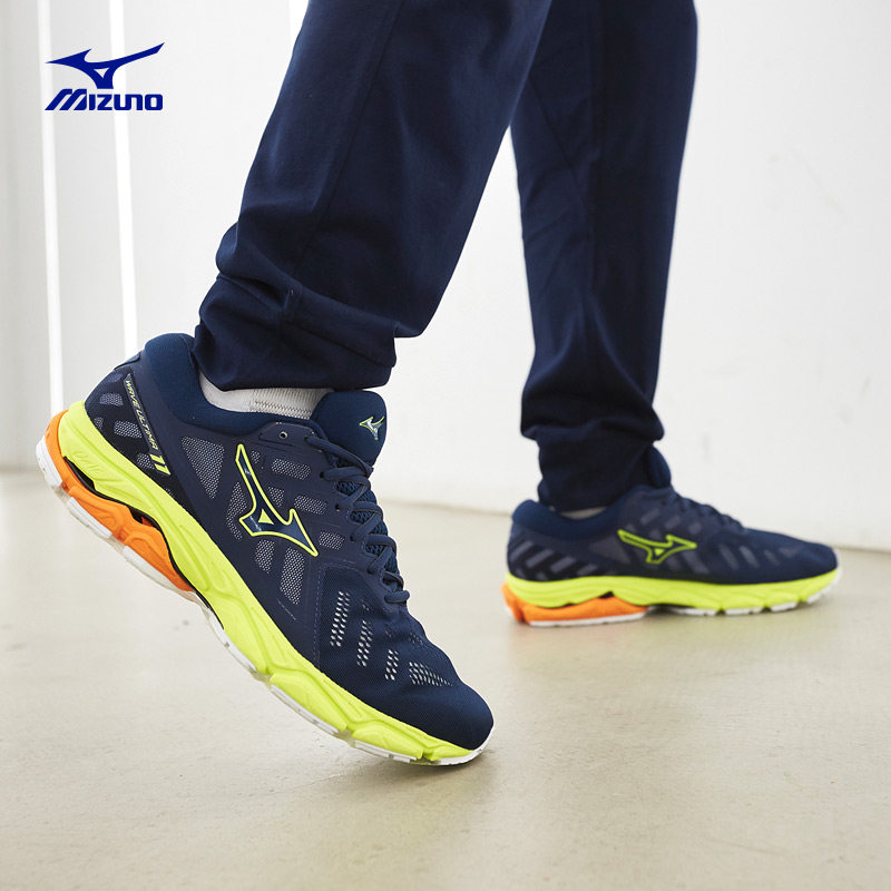 mizuno慢跑鞋缓震耐磨透气专业男鞋 美津浓跑步鞋