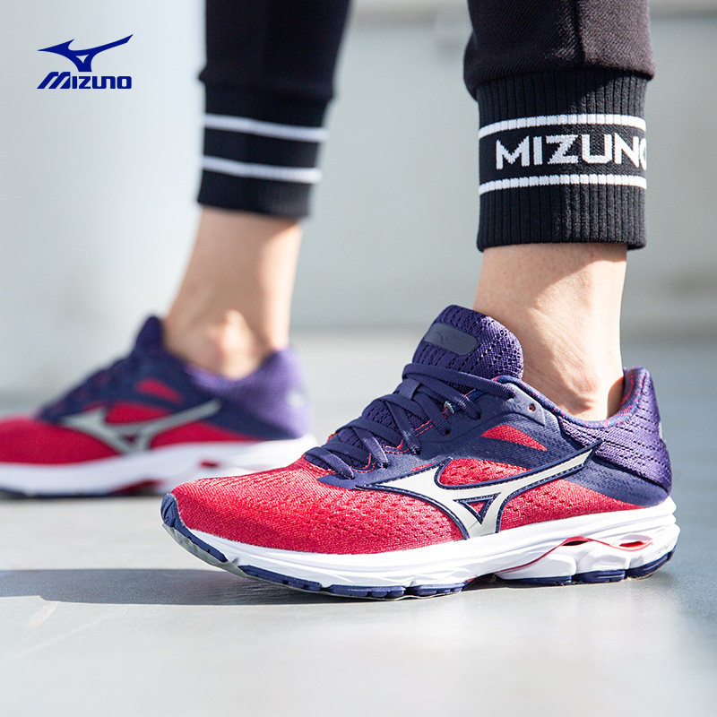 mizuno泰山国际马拉松缓震女慢跑鞋 美津浓跑步鞋