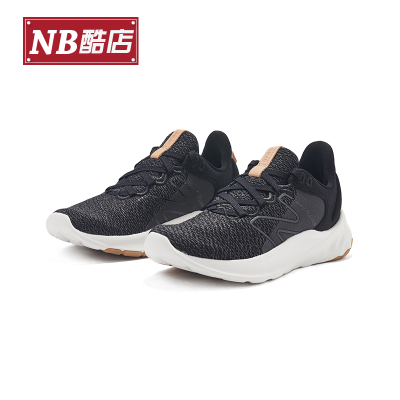 New Balance NB 奥莱正品清仓女鞋跑步鞋织物透气轻便缓震运动鞋 - 图0