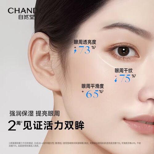 自然堂雪域眼霜正品官方旗舰店补水保湿抗皱淡化眼部细纹提亮眼周 - 图0
