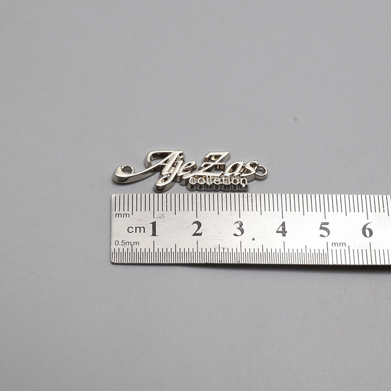 手缝金属字母标衣服装饰标扣英文标DIY手链项链吊坠材料包包配件,淘宝优惠券,粉丝福利购,淘宝优惠卷