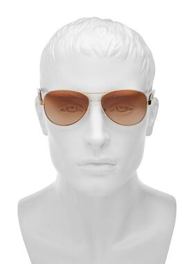 海外代购BURBERRY/博柏利女士太阳眼镜防紫外线飞行员款