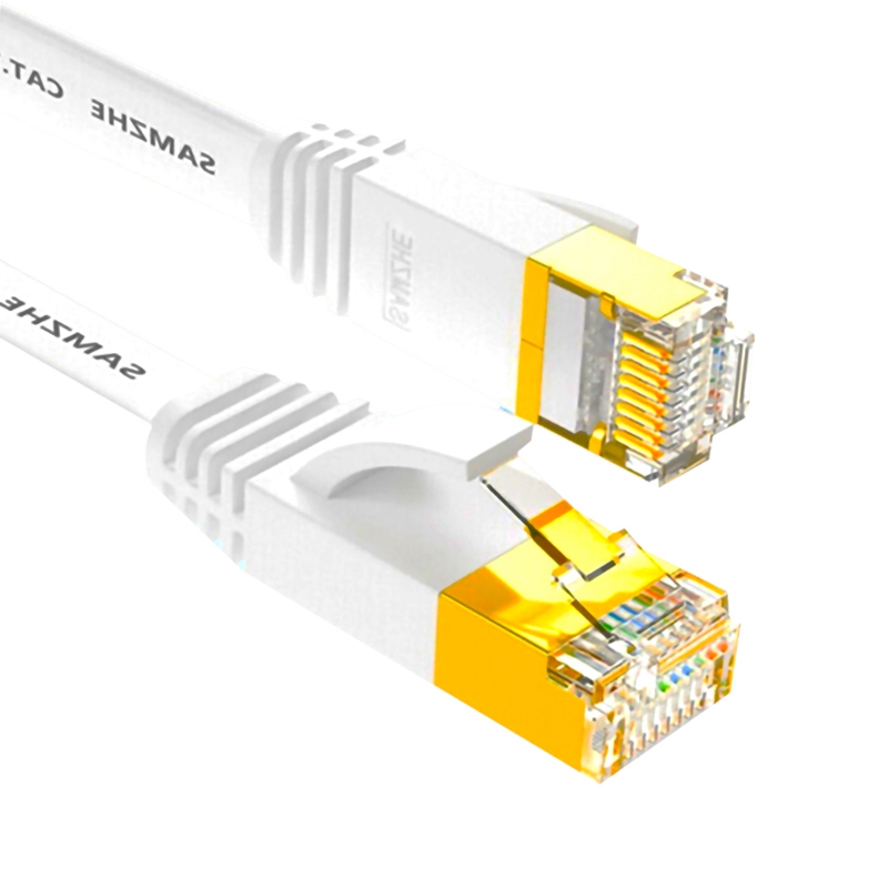 山泽(SAMZHE) CAT-705B 七类CAT7类扁平万兆网线 5米成品跳线7类 - 图3