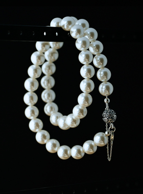 贝珠925纯银小众设计女项链