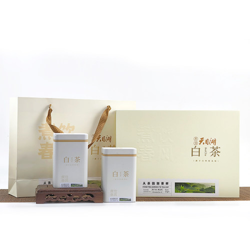 2026新茶实惠正宗溧阳绿茶雨前天目湖生态白茶特产优选礼盒装100g - 图2