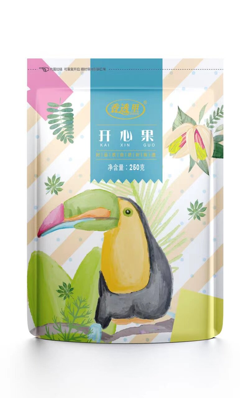2023年新货500g特大无漂白开心果 盛隆食品开心果