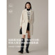 Double-sided woolen coat for women mid-length