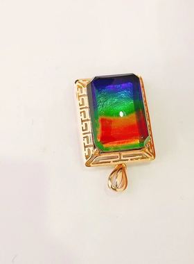 加拿大天然水晶斑彩石