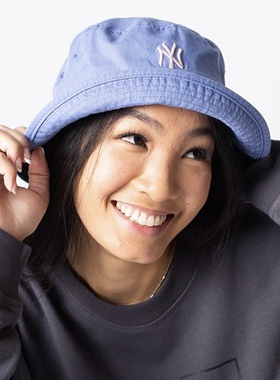 MLB纽约扬基New Era男女潮流休闲街舞滑板说唱遮阳防晒渔夫帽子