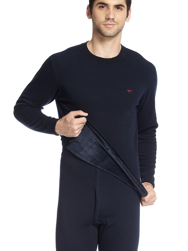 七匹狼男士半高领防风一套装土内衣 品扬服饰保暖套装