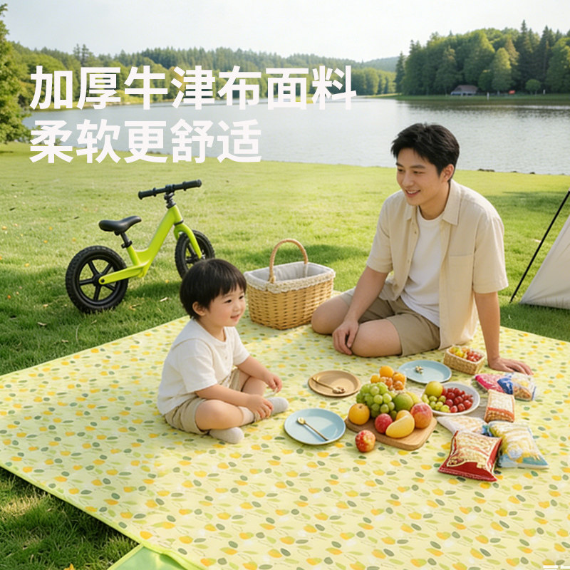 Outlets品牌折扣 TEEIS野餐垫防潮垫加厚户外露营地垫防水草坪垫