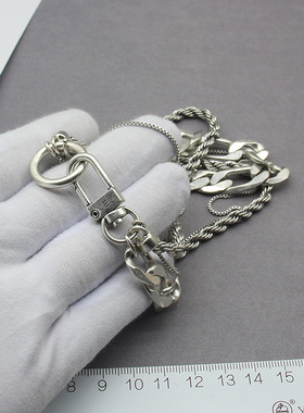 铜材质女复古古董长项链