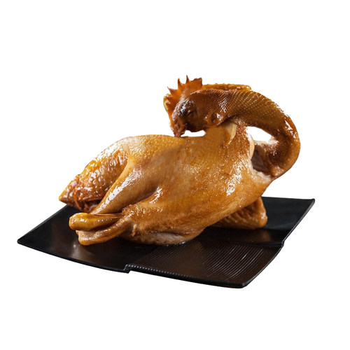三珍斋叫花鸡400g  乌镇特产烧鸡肉类零食品开袋即食年货卤味食品 - 图1