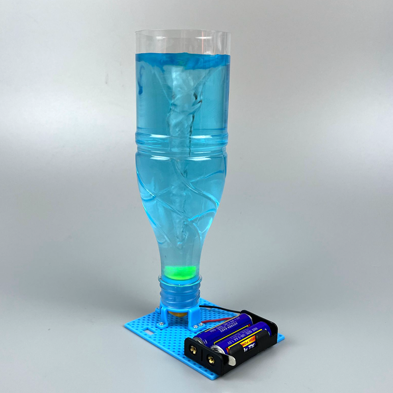 电动旋涡科技小制作制造水龙卷风演示器儿童科学实验玩具手工diy - 图1