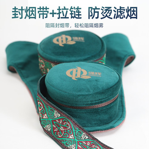 颈部无烟艾灸盒纯铜随身灸家用便携式颈椎艾灸器具温灸薰艾工具 - 图1