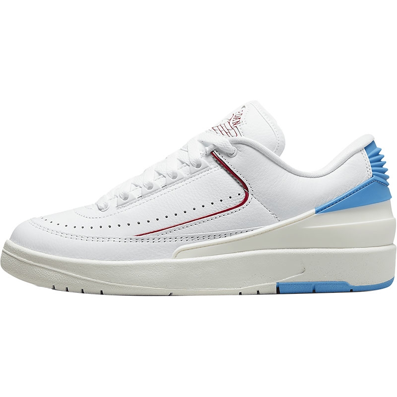 耐克Air Jordan 2 AJ2男女白蓝红乔2复古低帮篮球鞋 DX4401-164