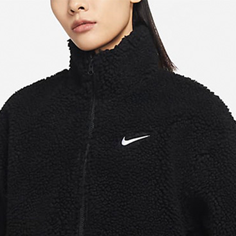 Nike耐克秋冬Sportswear女子 仿羊羔绒夹克DR5629-010-200-551 - 图1