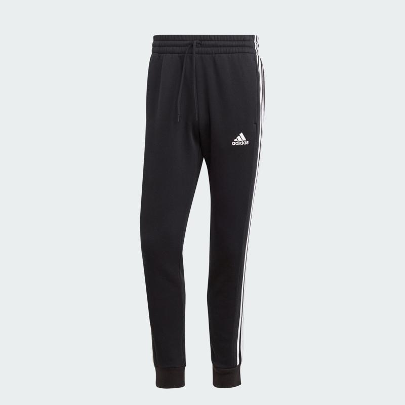 Adidas/阿迪达斯正品冬季新款男子针织加绒运动休闲长裤 IB4030 - 图1