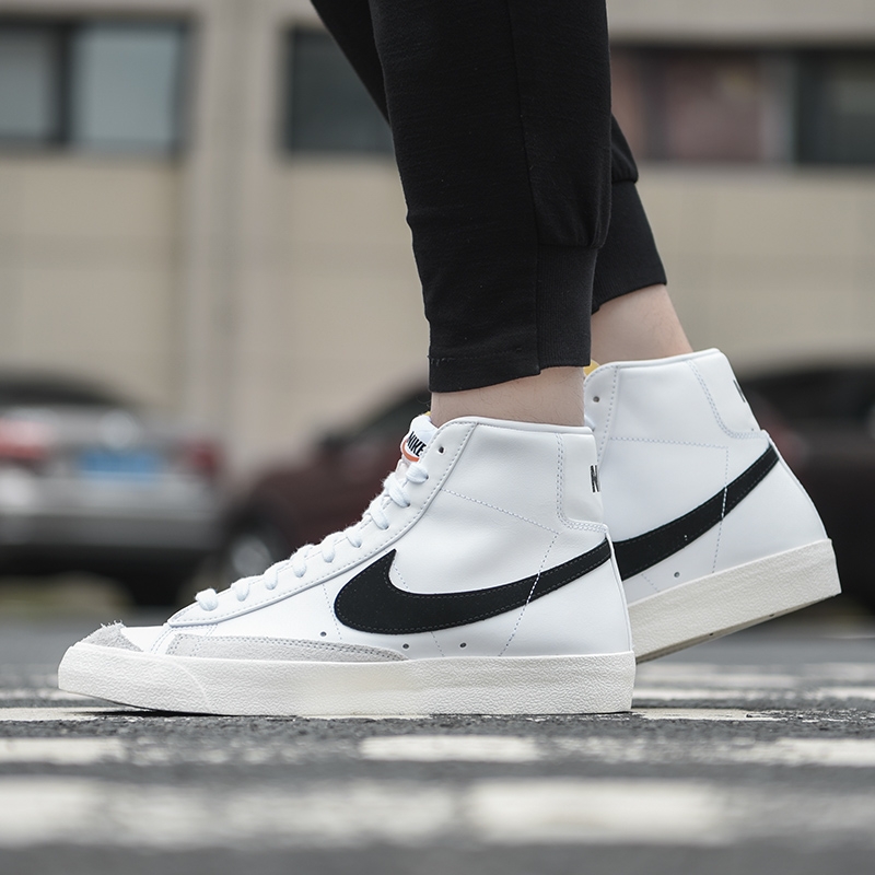 Nike/耐克正品男女鞋 BLAZER MID 开拓者高帮板鞋 BQ6806-100-002