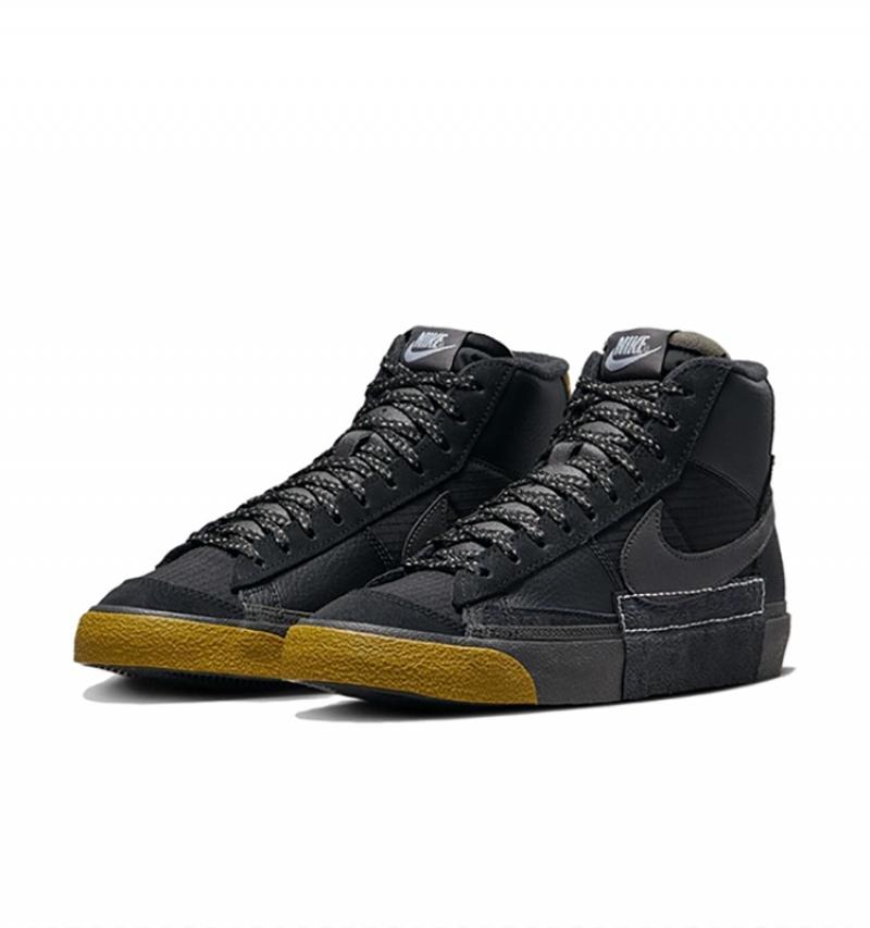 NIKE/耐克 BLAZER MID PRO CLUB 男子开拓者高帮板鞋FB8891-001 - 图0