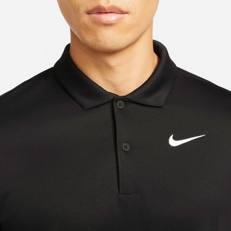 Nike/耐克正品男子夏季新款翻领POLO衫运动宽松透气T恤DH0858-010 - 图1