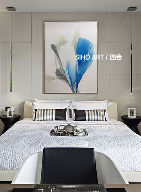 四合艺术手绘油画花卉客厅卧室