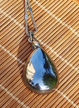 日韩风太赫兹吊坠六芒星镜面挂件