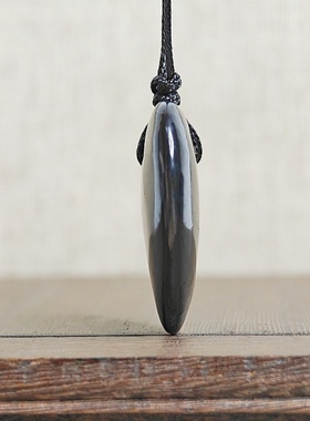 小众ins风甜酷爱心项链次石墨