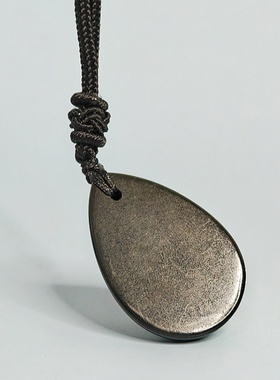 俄罗斯次石墨天然A货水滴吊坠