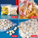 Transparent self-sealed bag mesh square storage bag