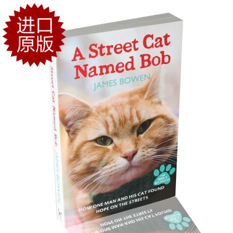 一只名叫鲍勃的街头流浪猫英文原版街猫bob英文版 A Street Cat Named Bob进口原版-图0