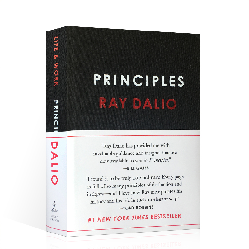 英文原版 原则：生活和工作 Ray Dalio 瑞·达利欧 精装 Principles: Life and Work 华尔街对冲基金桥水创始人 - 图0