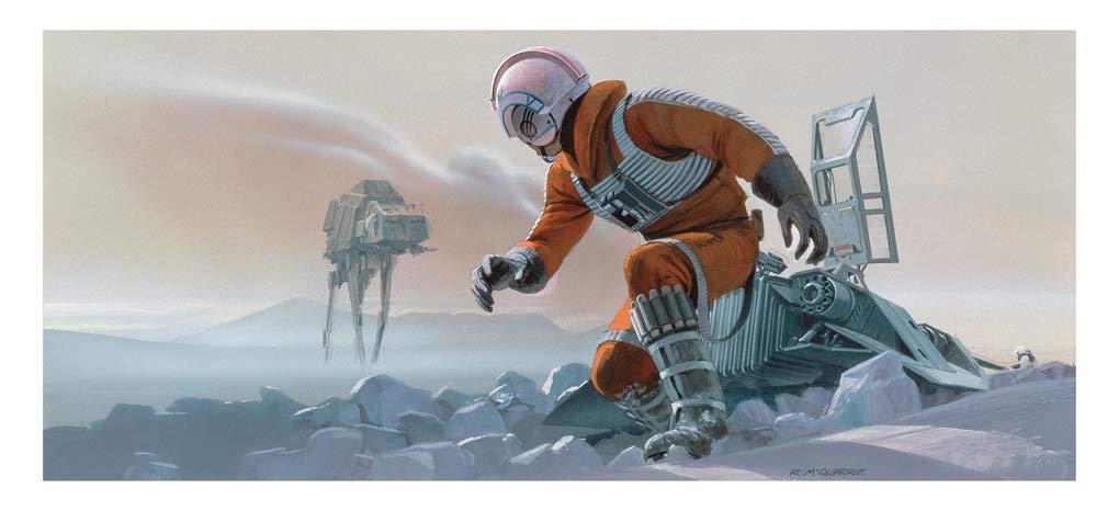 星球大战 Ralph McQuarrie 艺术明信片 100张收藏 礼品书 英文原版 Star Wars Art: Ralph McQuarrie (100 Postcards) - 图0