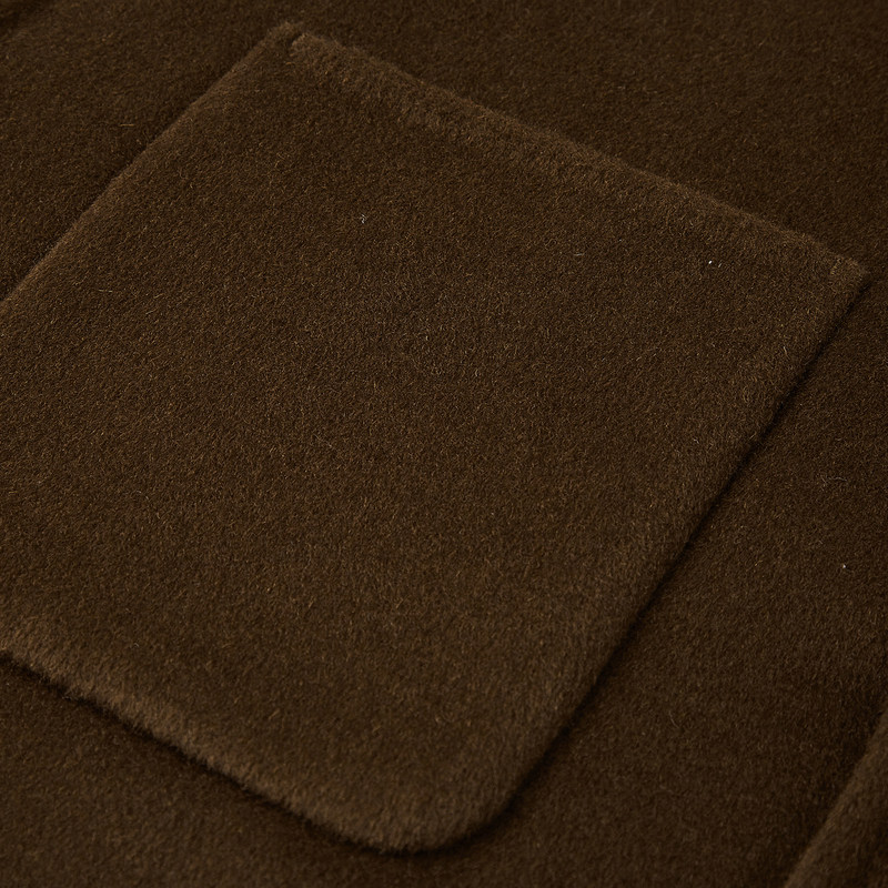 GXG男装 咖色通勤翻领短款大衣 冬季热销GEX10629464