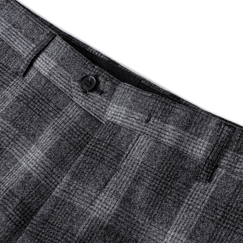 GXG男装 黑灰格修身小脚通勤西裤 冬季热销GEX11416074