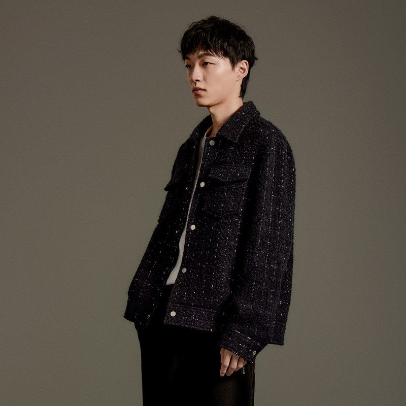 GXG男装 精致小香风夹克外套 秋季热销GEX12112983