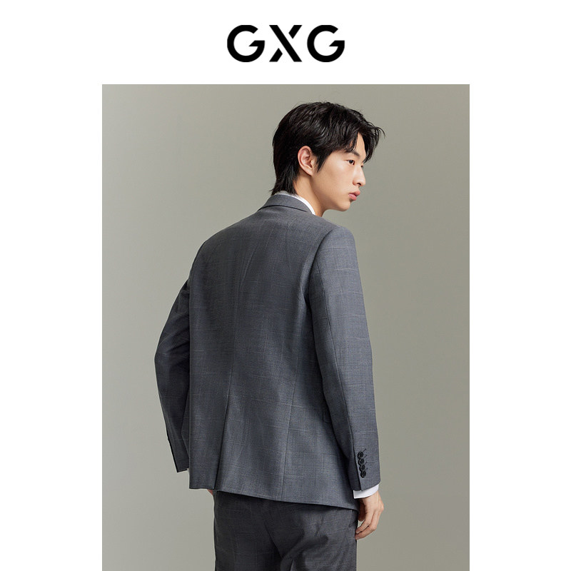 GXG男装 简约时尚通勤休闲西装 冬季热销GEX11315814