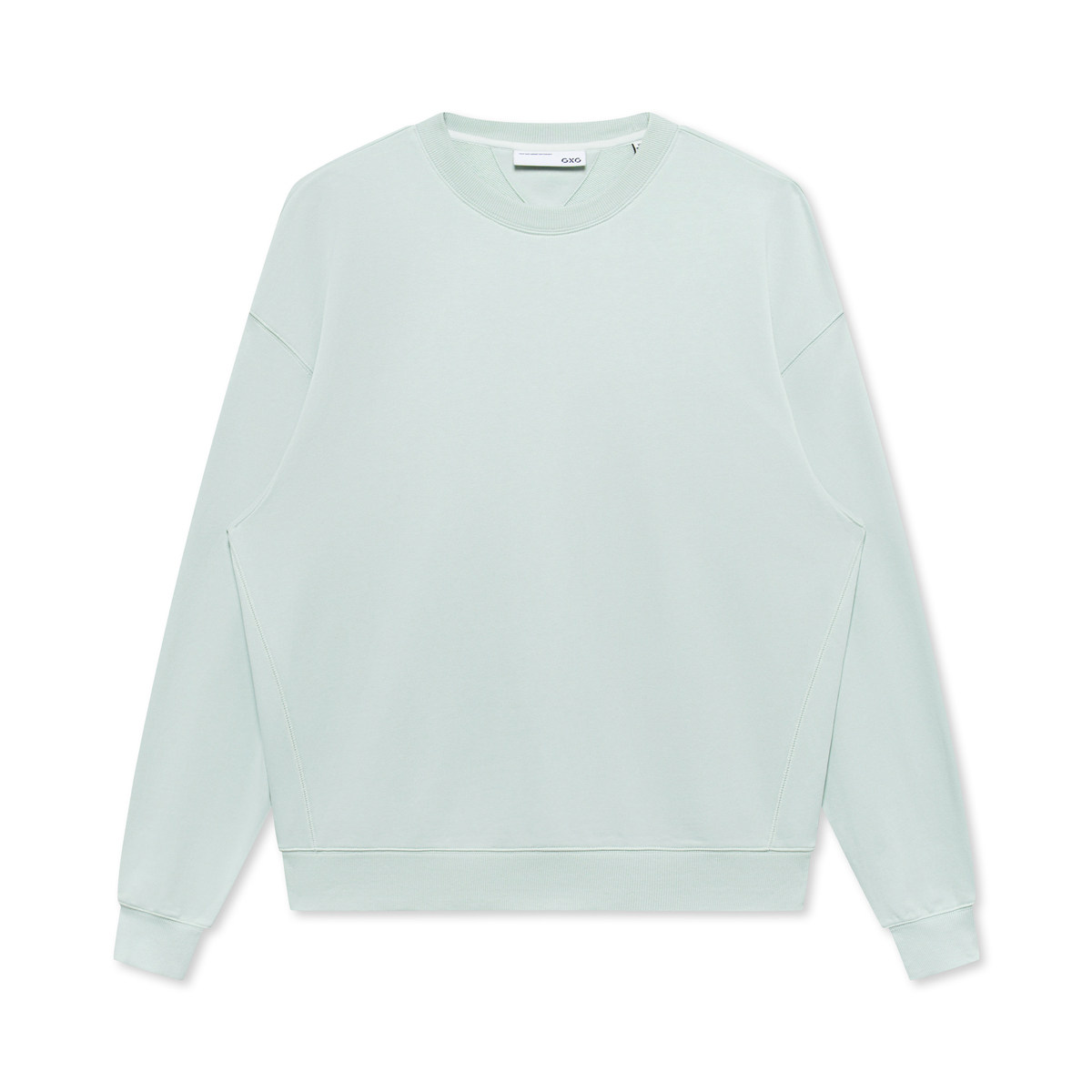 gxg男装商场同款浅绿色圆领卫衣 GXG卫衣